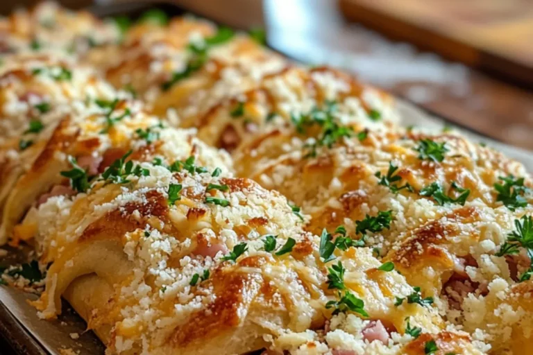 ham and cheese stuffed bread braid