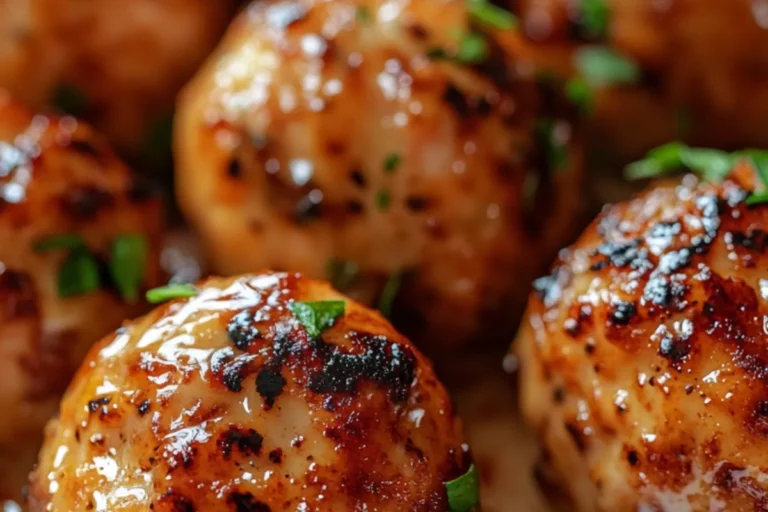 honey garlic meatballs