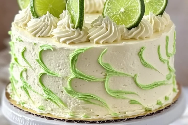 key lime buttercream cake