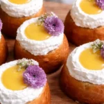 lemon cream brioche buns