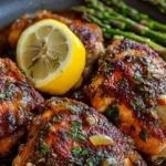 lemon garlic chicken thighs