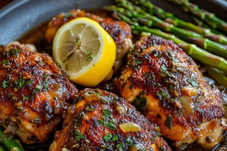 lemon garlic chicken thighs