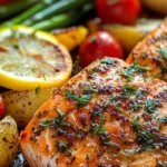 lemon herb baked salmon