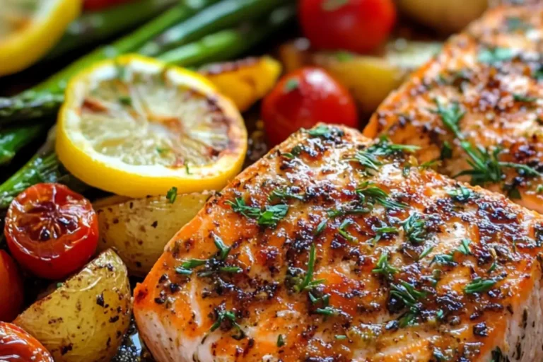 lemon herb baked salmon