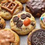 loaded chocolate chip cookies