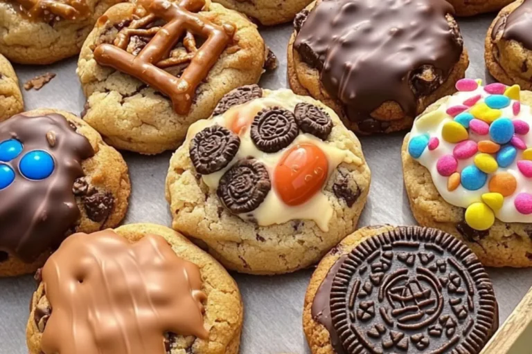loaded chocolate chip cookies