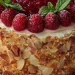 raspberry almond cake