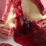 raspberry cheesecake macarons