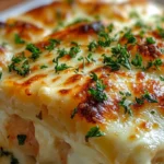 shrimp alfredo lasagna roll-ups