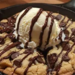 skillet chocolate chip cookie