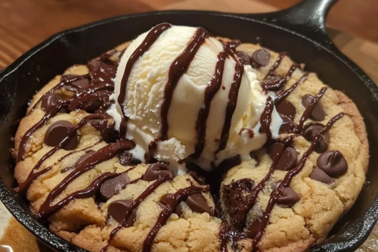 skillet chocolate chip cookie