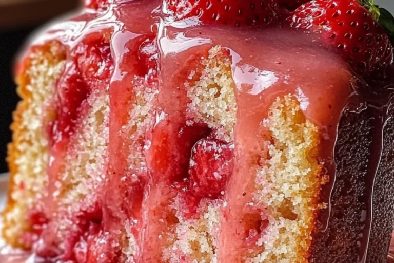 strawberry pound cake recipe