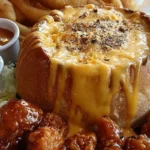 BBQ Chicken Bread Bowl Platter: A Cheesy Delight 3 BBQ CHICKEN BREAD BOWL PLATTER