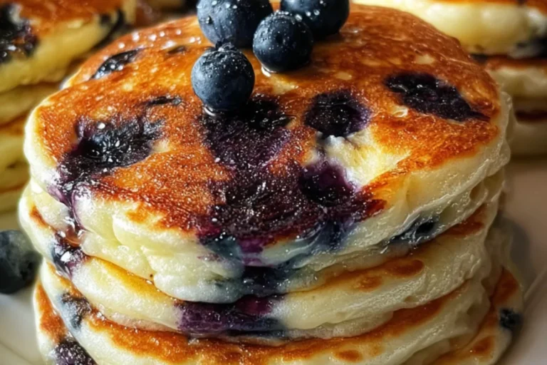 BLUEBERRY PANCAKE STACK: Try This Irresistible Recipe! 2 BLUEBERRY PANCAKE STACK