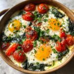 Baked Feta Eggs