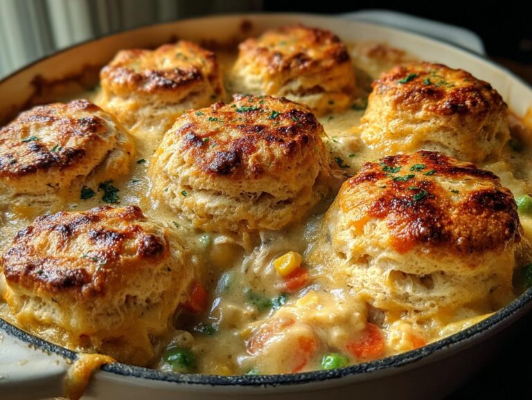 Biscuit Chicken Pot Pie