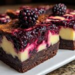 Blackberry Cheesecake Brownies