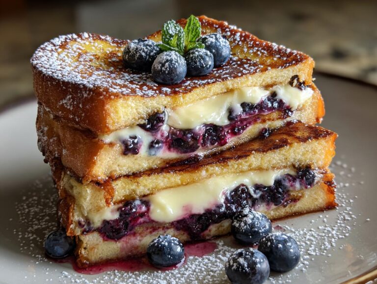Blueberry Cheesecake French Toast
