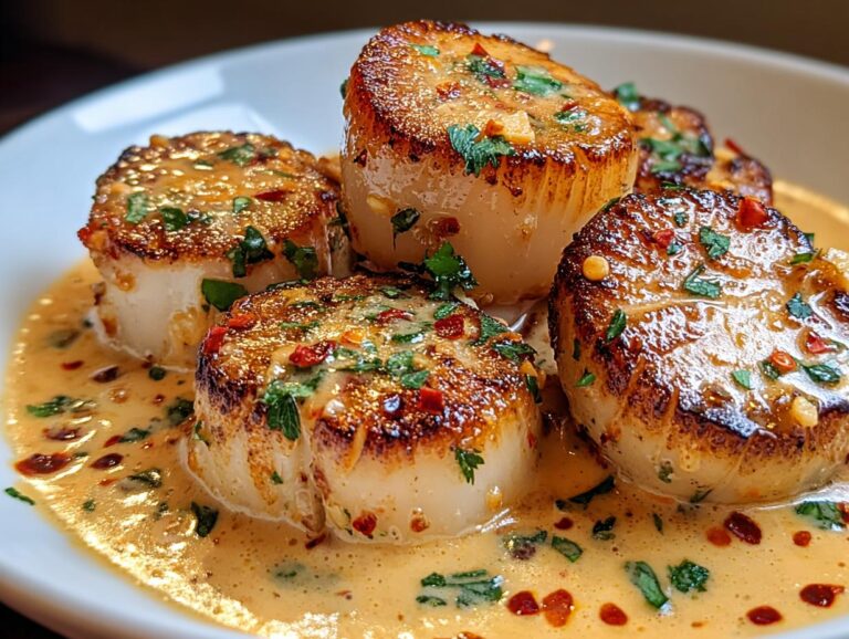 Cajun Cream Scallops