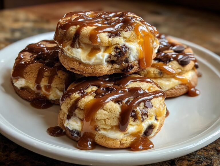 Caramel Cheesecake Cookies