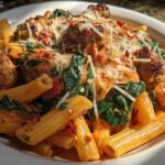 Creamy Tomato Sausage Penne