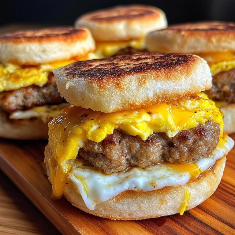 Freezer Breakfast Sandwiches