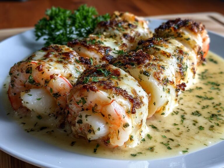 Garlic Butter Shrimp Rolls