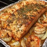 Garlic Butter Shrimp Salmon