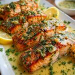 Garlic Lemon Butter Salmon