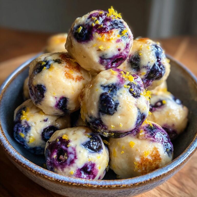 Lemon Blueberry Protein Bites
