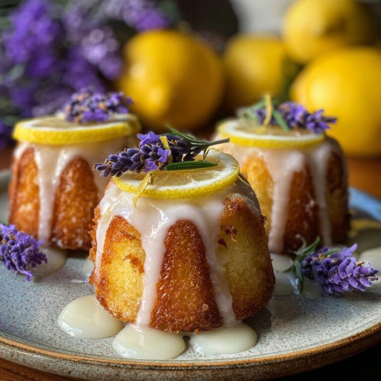 Lemon Lavender Mini Cakes