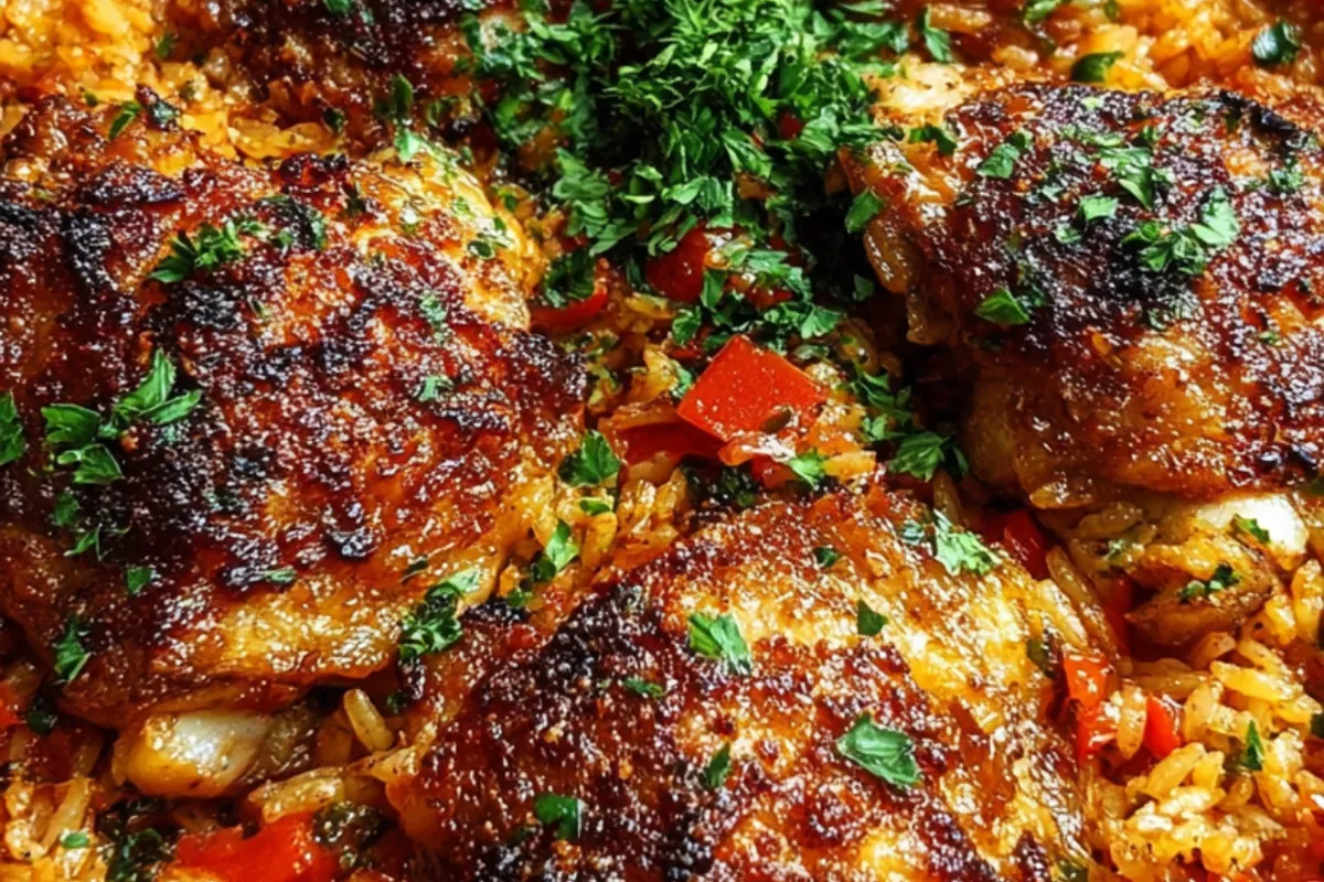 Spice Rice Chicken ONE-PAN SPICED CHICKEN & RICE: A Bold Flavor Delight!