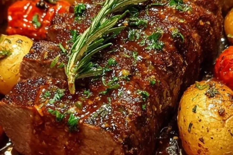 ROSEMARY GARLIC ROAST BEEF WITH BABY POTATOES: A Must-Try Recipe! 2 ROSEMARY GARLIC ROAST BEEF WITH BABY POTATOES