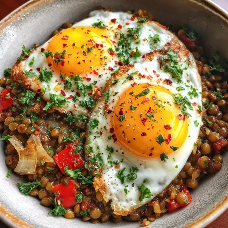 Savory Lentil Breakfast Bowl