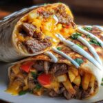 Steak Cheese Burrito