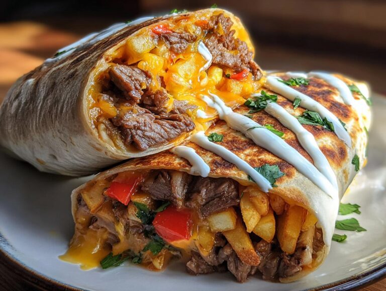 Steak Cheese Burrito