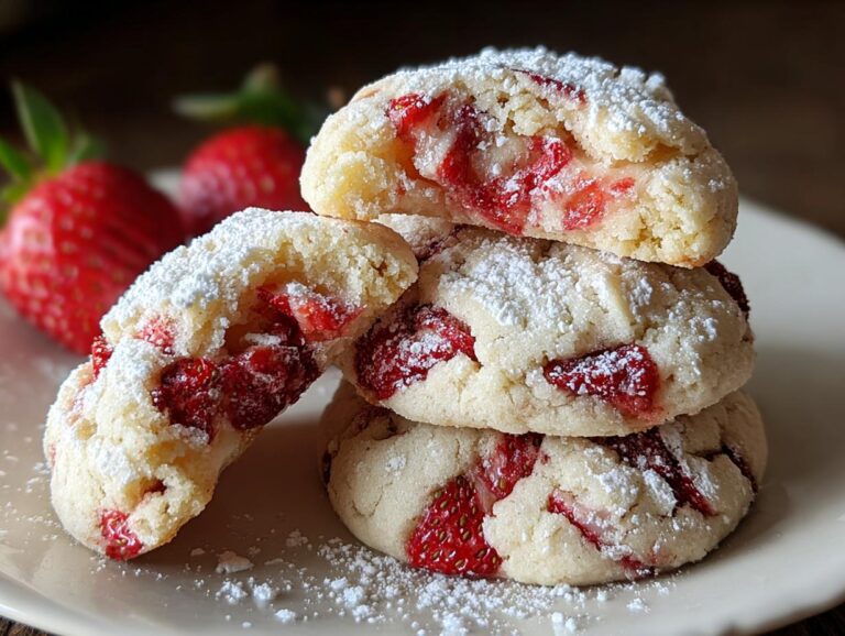 Strawberry Shortcake Cookies