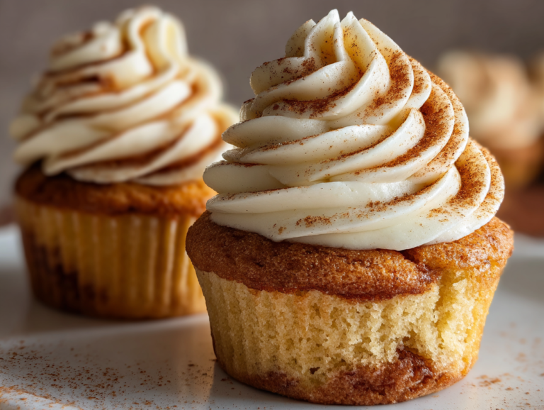 Cinnamon Roll Cupcakes