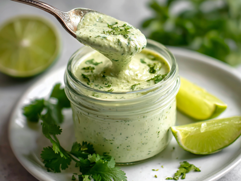 Creamy Cilantro Garlic Sauce