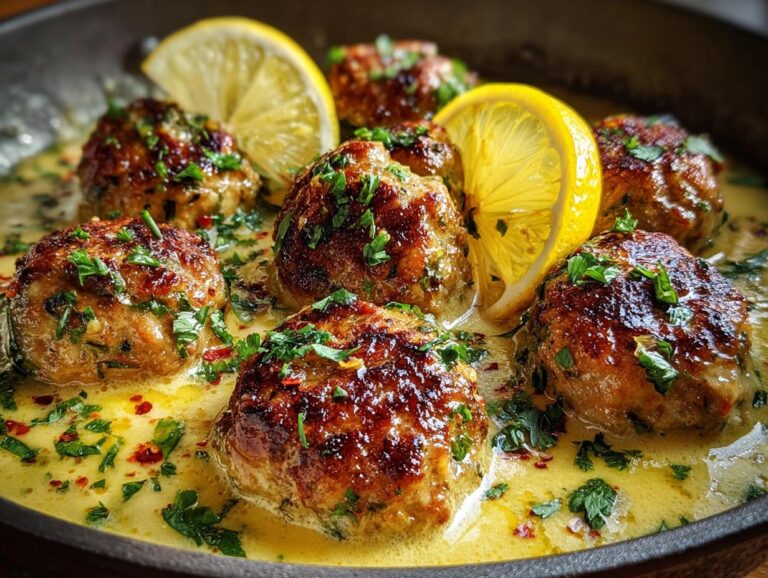 40-Min Greek Lemon Meatballs You’ll Crave Daily 2 Greek Lemon Meatballs