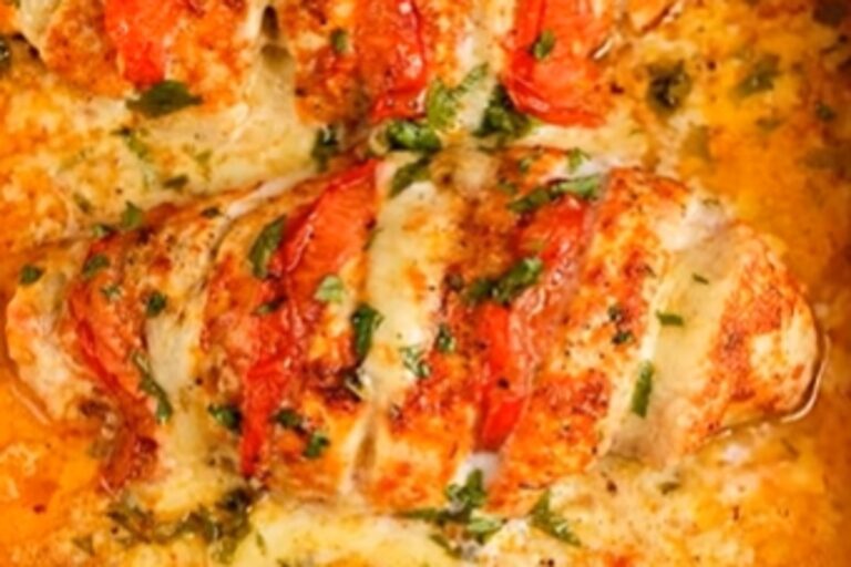 caprese stuffed chicken