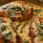 creamy spinach garlic chicken