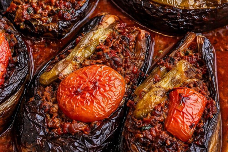 stuffed eggplants (karniyarik)