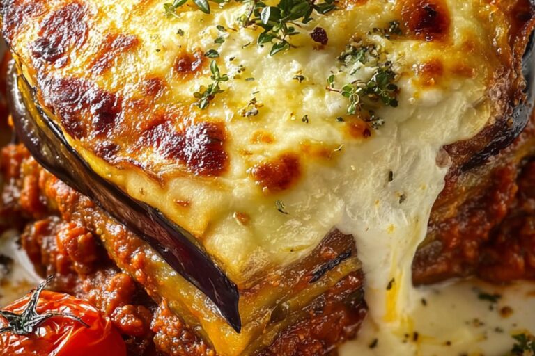 cheesy eggplant lasagna