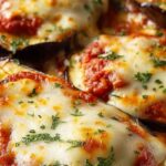 cheesy marinara stuffed eggplant