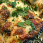 cheesy spinach eggplant roll ups