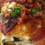 creamy bacon jalapeño stuffed chicken