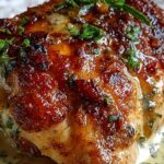 creamy herb crusted chicken with garlic caper sauce