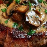 creamy mushroom steak