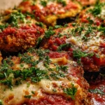 crispy baked eggplant parmesan